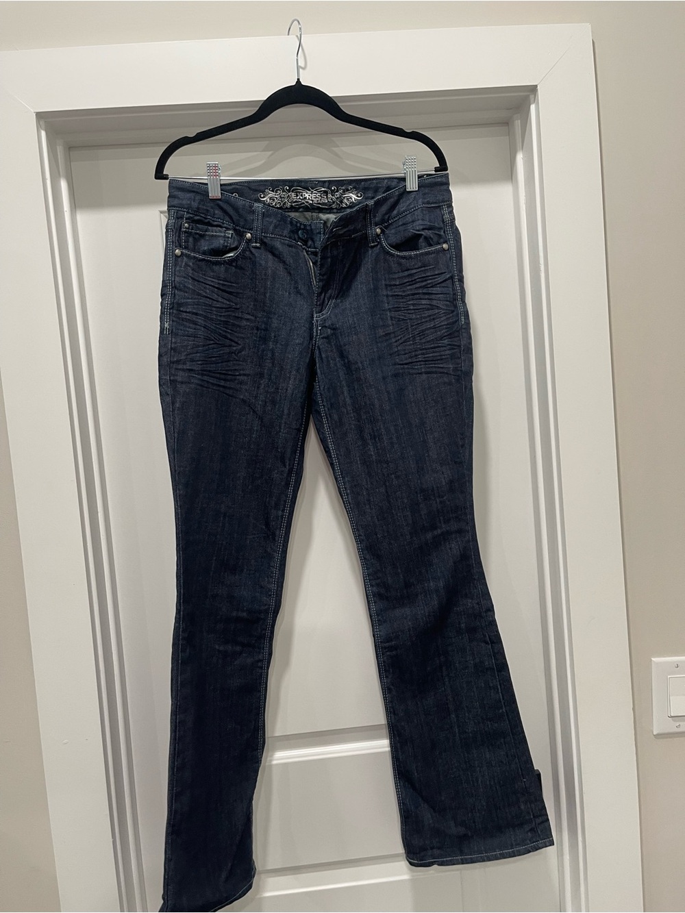 Express Women’s Dark Blue Boot Cut Jeans